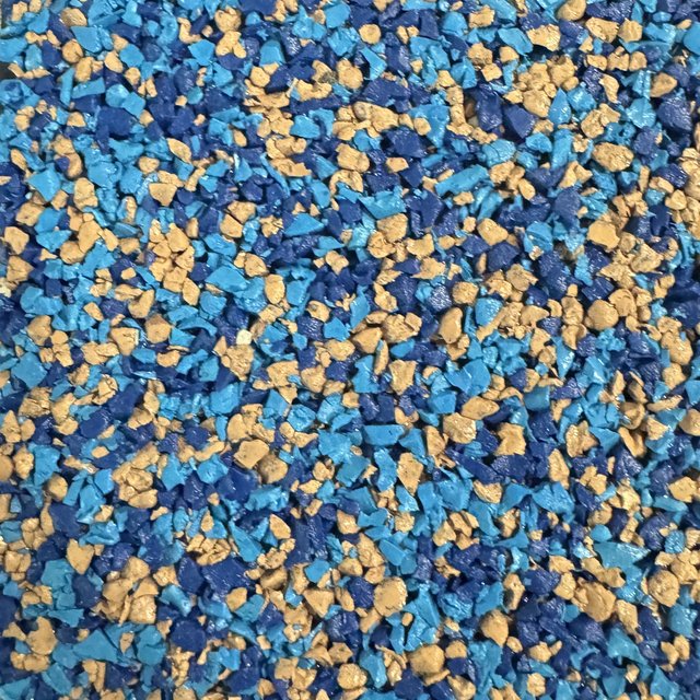Blue Lagoon rubber pool deck color swatch