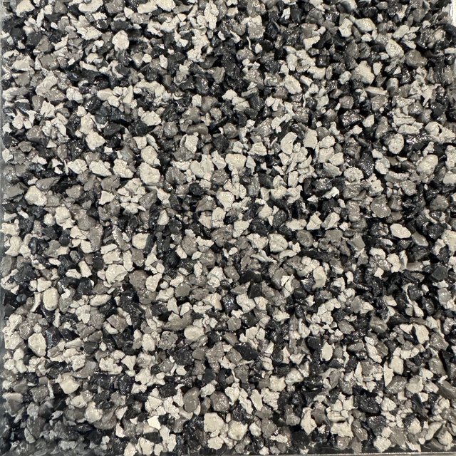 Carbon rubber pool deck color swatch